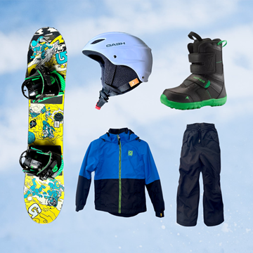 Picture of Child Snowboard Rentals & Area Pass (4-12) - Half Day