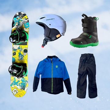 Picture of Child Snowboard Rentals & Area Pass (4-12) - Full Day