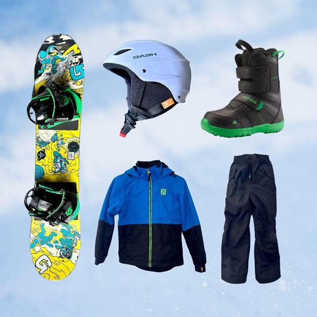 Picture of Child Snowboard Rentals & Area Pass (4-12) - Full Day